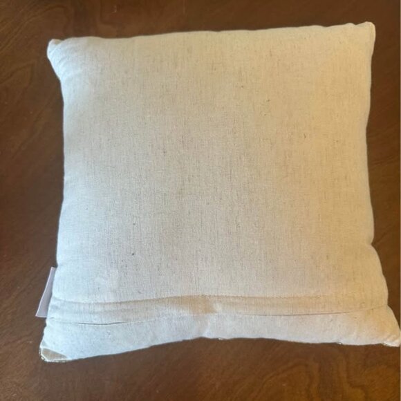 Beaded Cherished Moments Snowman Pillow - 12x12 - Picture 3 of 4